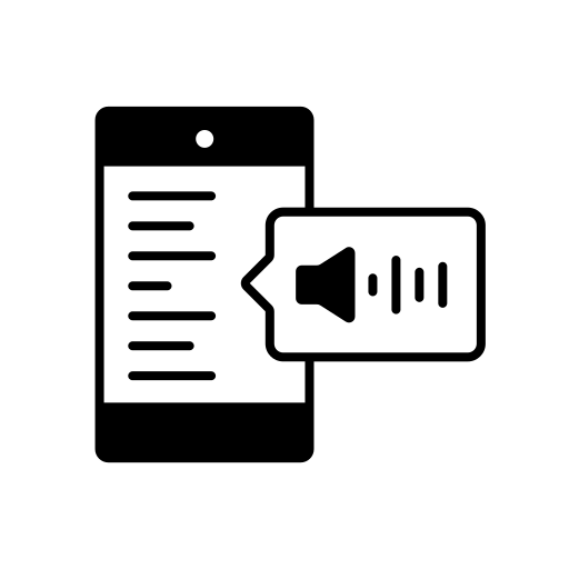 Screen reader icon